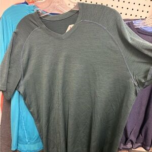 lululemon athletica Green Short Sleeve Tee